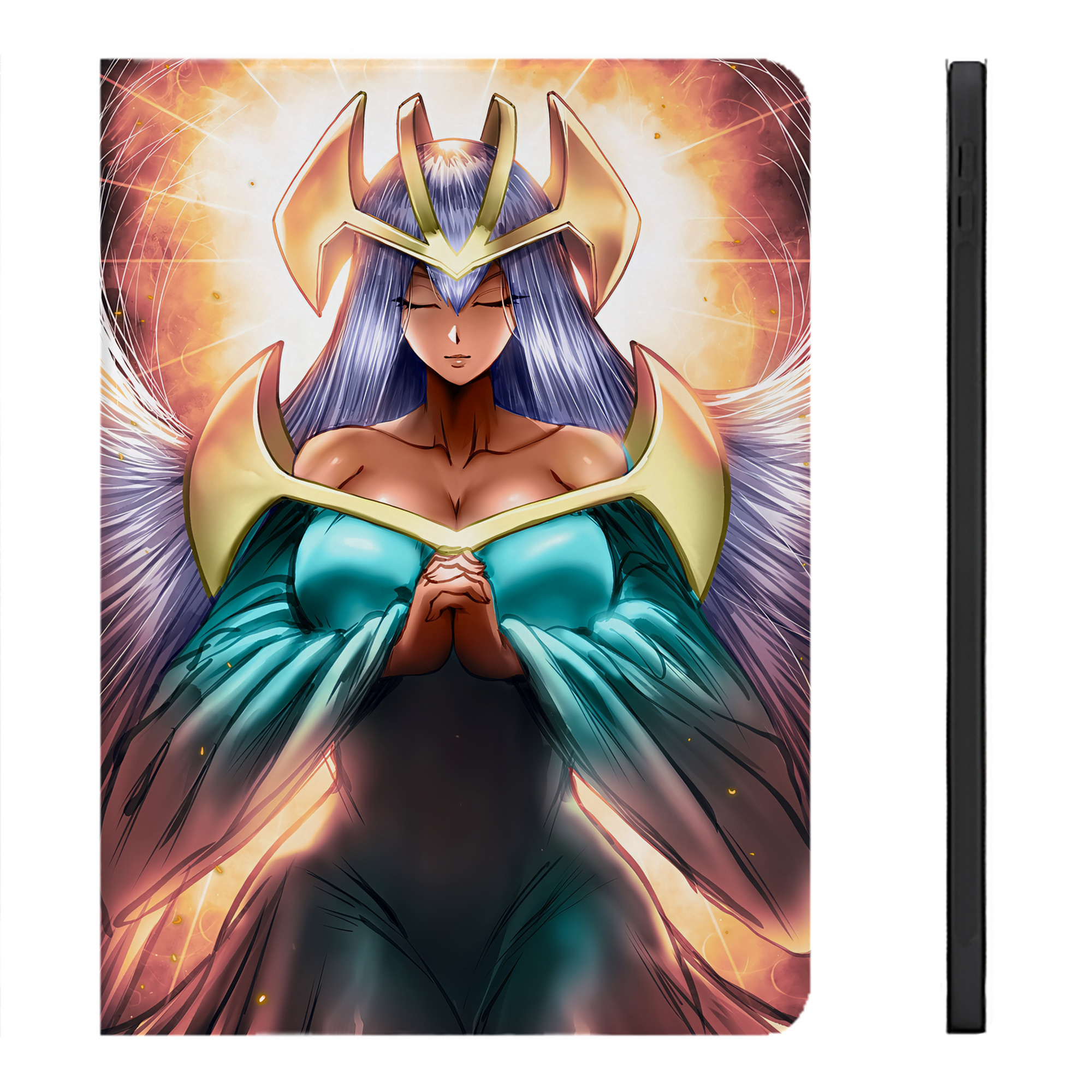 （画像用） 遊☆戯☆王 Yu-Gi-Oh! IPadケース ペンホルダー付き ブックスタイルデザイン